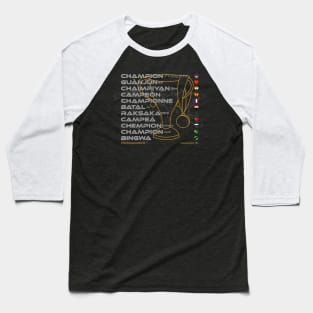 CHAMPION: Say ¿Qué? Top Ten Spoken (World) Baseball T-Shirt